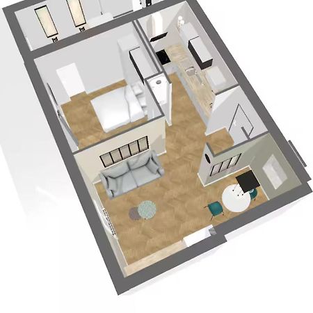 Appartchic - Appartement Standing - Plein Centre & Parking Prive Créon Eksteriør bilde